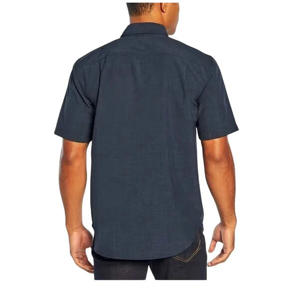 Orvis Short Sleeve Woven Shirt With UV Protection, Blue, Size XL - Picture 4 of 8